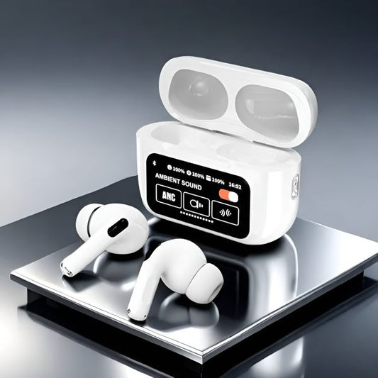 A9 Pro 2 LCD Touchscreen Earbuds – Bluetooth 5.3 (iOS & Android)